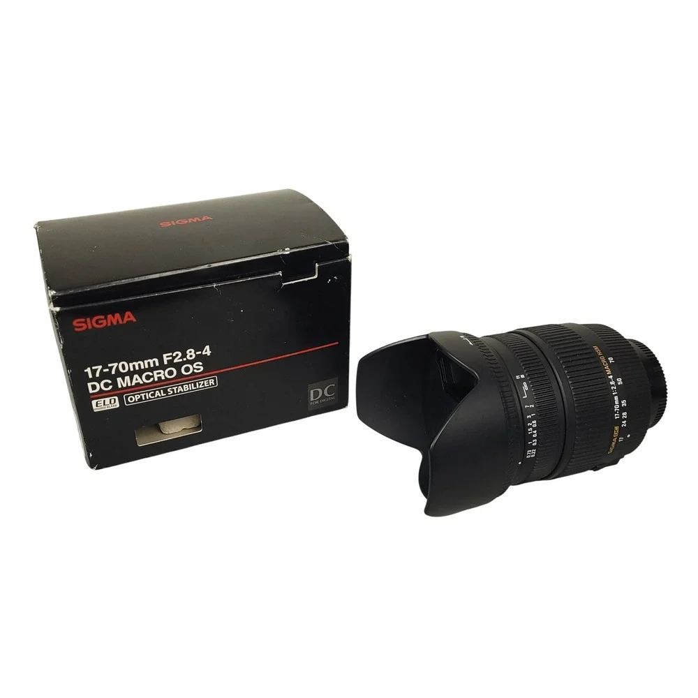 Sigma 17-70mm F2.8-4 DC Macro OS HSM Nikon AF DX Lens 668306 72mm In Box